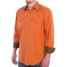 62%OFF メンズ西シャツ カウボーイアップ刺繍ウエスタンシャツ - （男性用）スナップフロント、ロングスリーブ Cowboy Up Embroidered Western Shirt - Snap Front Long Sleeve (For Men)画像